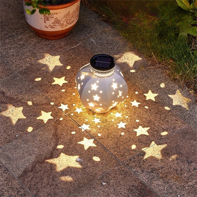 Smart Garden Ornaments - مصباح حديقة على شكل نجمة، أضواء