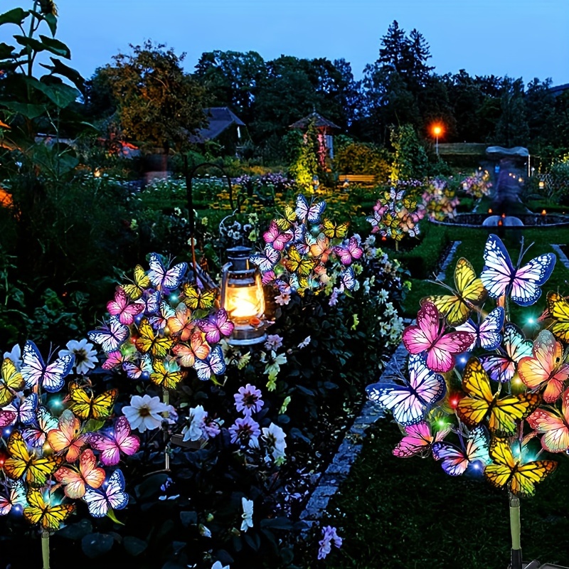 Smart Garden Ornaments - أضواء حديقة الفراشة LED بالطاقة الشمسية