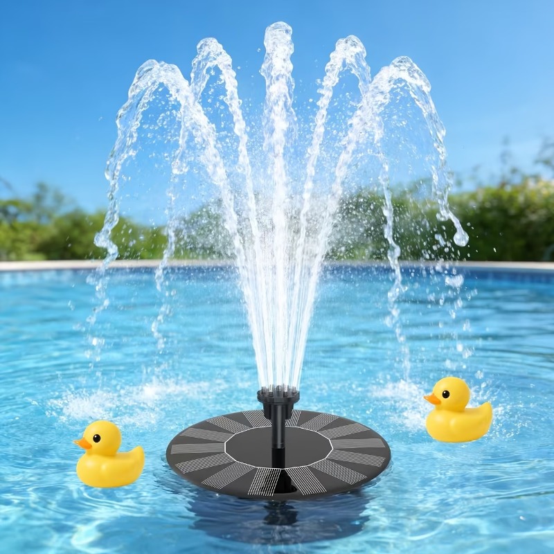 Smart Garden Ornaments - مضخة نافورة تعمل بالطاقة الشمسية، 13
