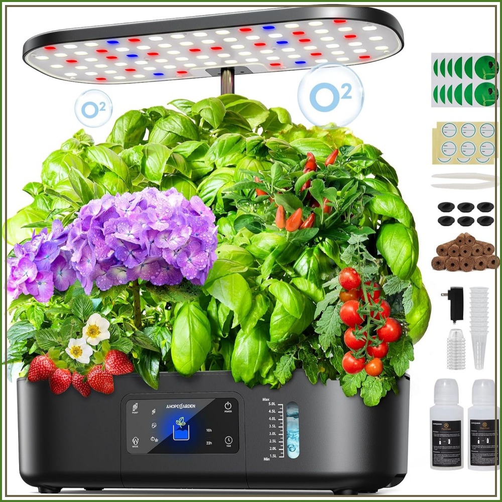 Hydroponic Grow Pod - حديقة داخلية هيدروبونية بـ 12 وحدة