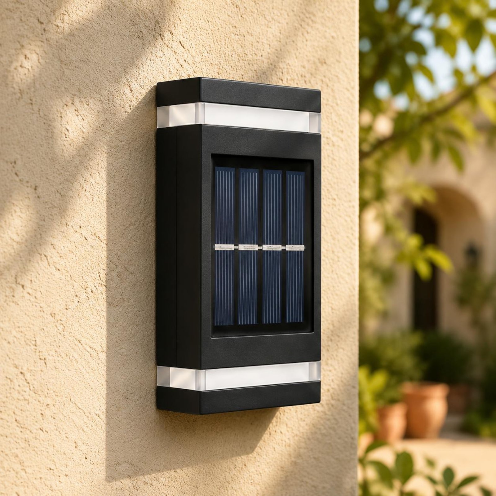 مصباح جداري يعمل بالطاقة الشمس - مراجعة Smart Garden Fence & Balcony Hanging Planter وسعره