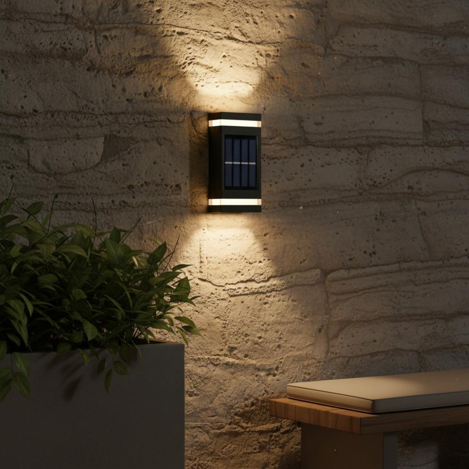 مصباح جداري يعمل بالطاقة الشمس - مراجعة Smart Garden Fence & Balcony Hanging Planter وسعره