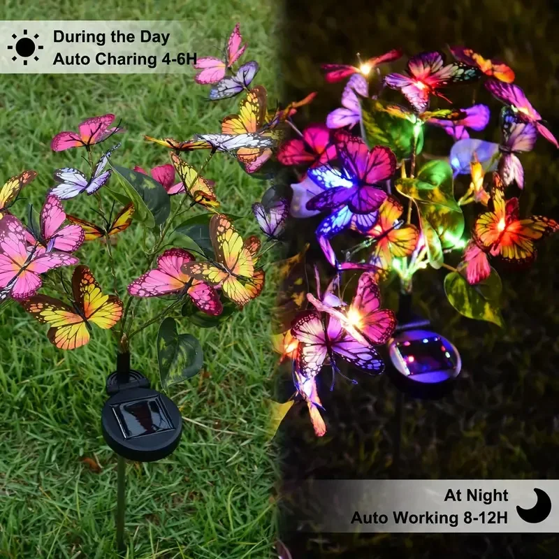 أضواء حديقة الفراشة LED بالطاق - مراجعة Smart Garden Ornaments وسعره