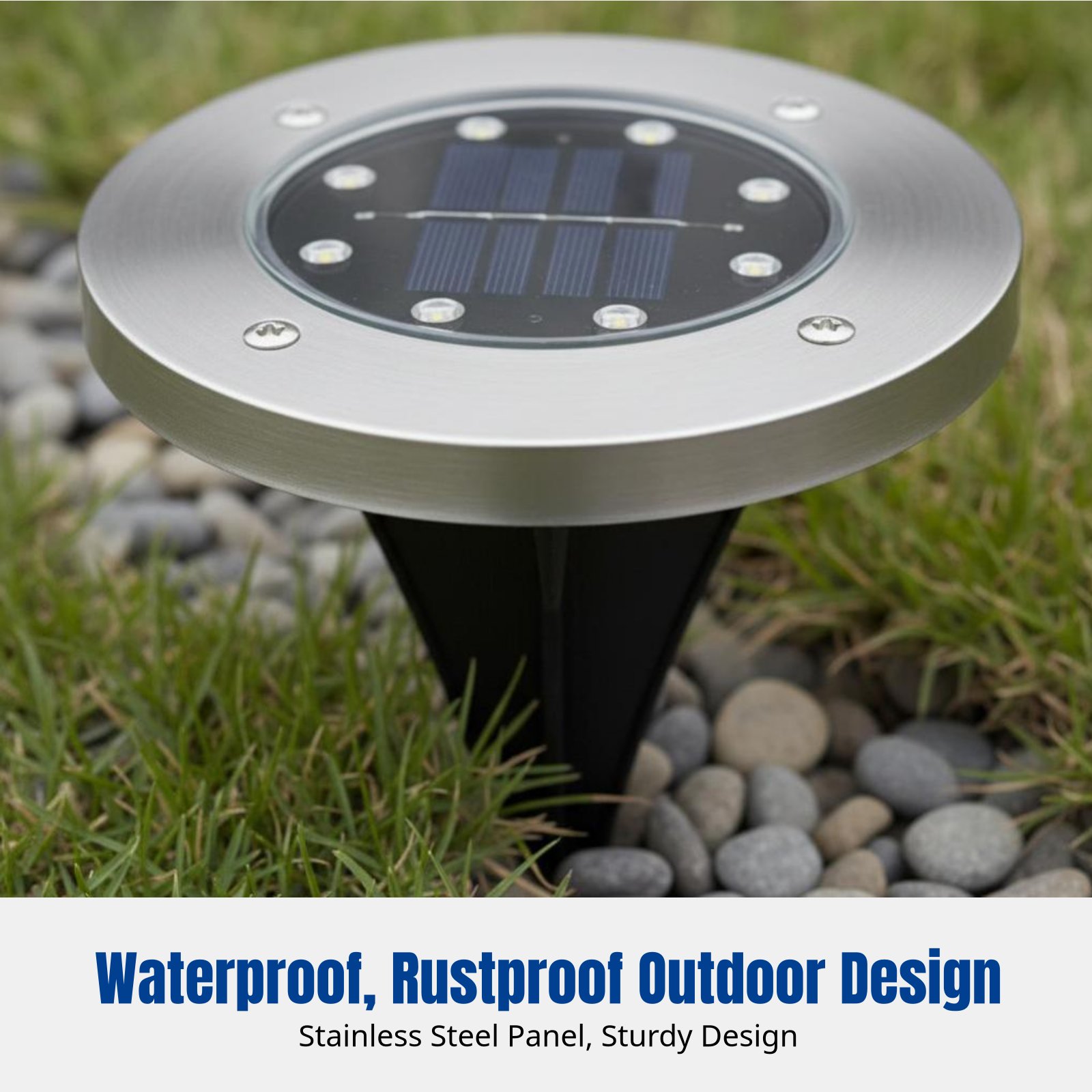 إضاءة أرضية تعمل بالطاقة الشمس - مراجعة Smart Garden Solar Lights وسعره