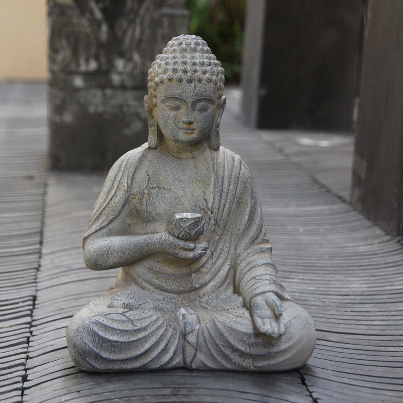 الراتنج الشمسية بوذا تمثال الن - مراجعة Smart Garden Ornaments وسعره