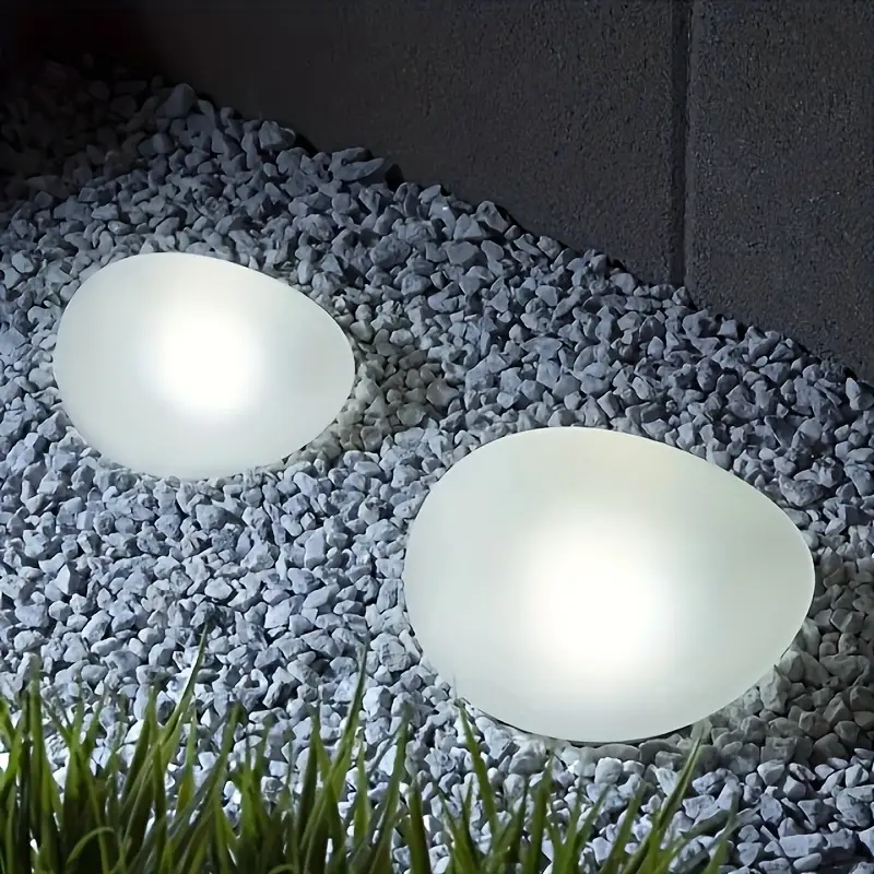 1/2 حزمة من مصابيح الحصى الشمس - مراجعة Smart Garden Solar Lights وسعره