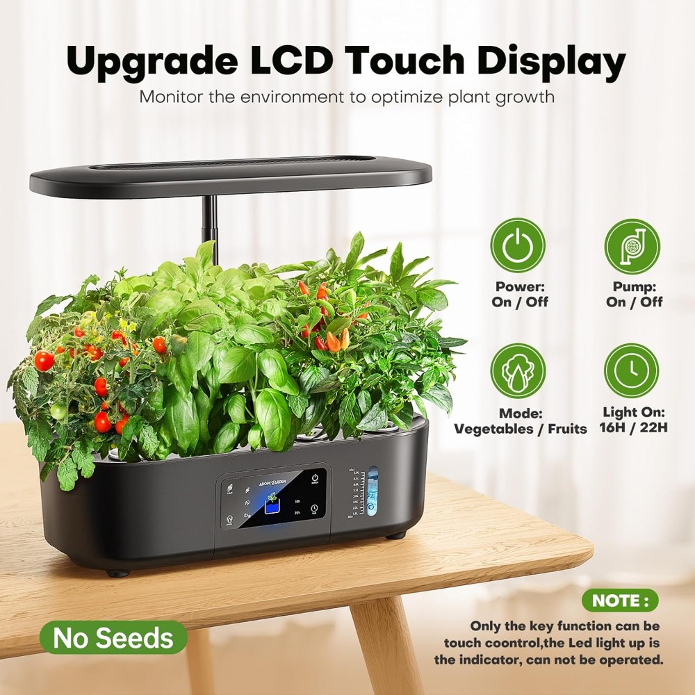 حديقة داخلية هيدروبونية بـ 12  - مراجعة Hydroponic Grow Pod وسعره