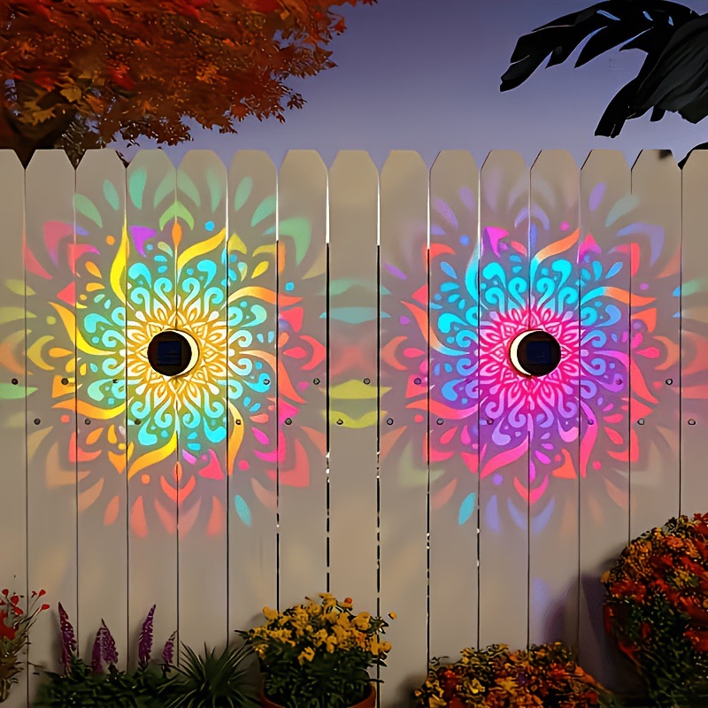 مصباح جداري شمسي LED بتصميم ما - مراجعة Smart Garden Ornaments وسعره