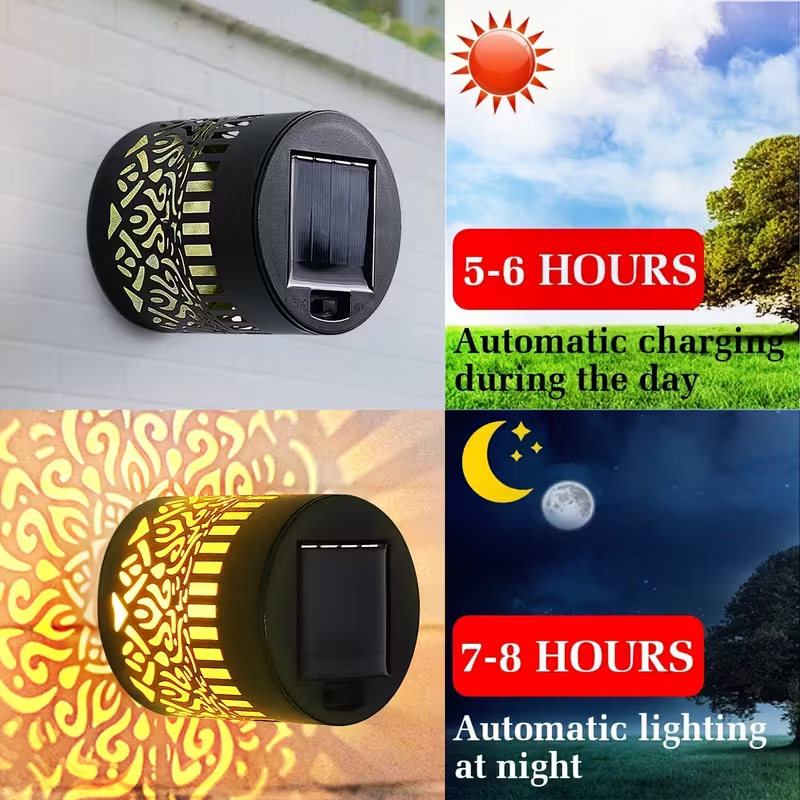 مصباح جداري شمسي LED بتصميم ما - مراجعة Smart Garden Ornaments وسعره